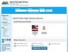 Tablet Screenshot of northpolkhighschool.com